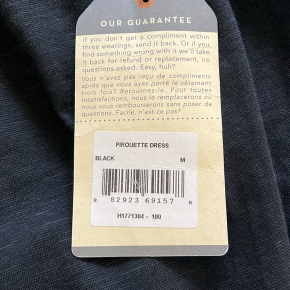 Horny Toad Long Sleeve Pirouette Dress Sz M NWT - Picture 8 of 9